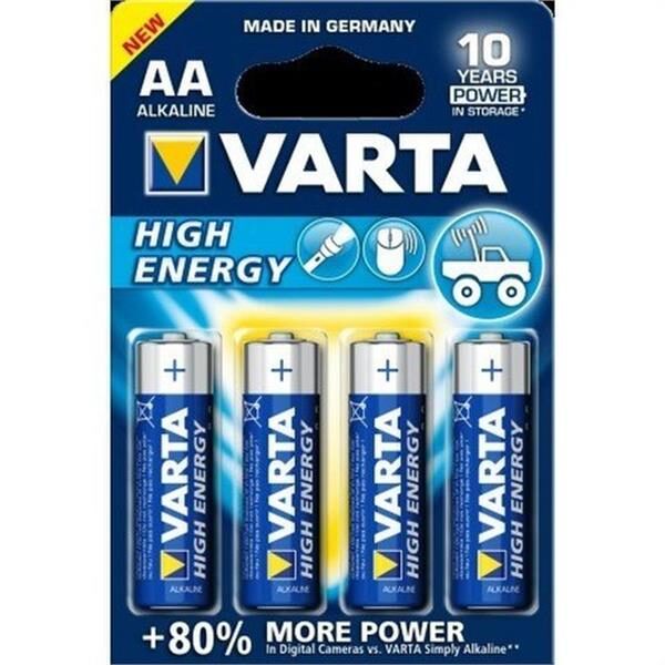 Mejor precio para Blister 4 pilas LR06 VARTA Ref.4906121414. Desde nuestra tienda a tu casa. Envío a todo España