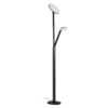 Mejor precio para LUMINARIA PIE PALMYRA 8146 NG MT LED 1x25W 3000K 2000lm+LED 1x8W 3000K 640lm. Desde nuestra tienda a tu casa. Envío a todo España