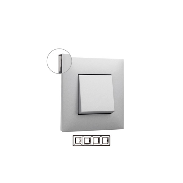 Comprar Placa 741034 | Berdin Álava Mejor precio para Placa 4 elementos aluminio VALENA NEXT LEGRAND 741034. Desde nuestra tienda a tu casa. Envío a todo España